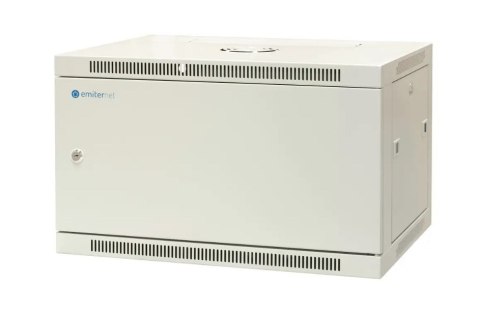 EmiterNet Szafa wisząca niedzielona 19'' 6U, drzwi całe z blachy, 600×450×370mm szer./gł./wys. EmiterNet Szafa wisząca niedzielona 19'' 6U, drzwi całe z blachy, 600×450×370mm szer./gł./wys.