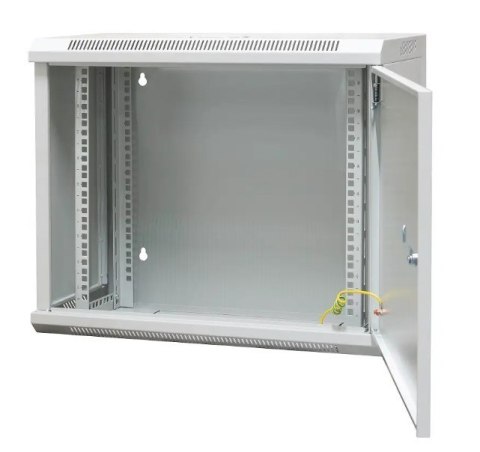 EmiterNet Szafa wisząca niedzielona płytka 19'' 9U, drzwi całe z blachy, 600×300×500mm szer./gł./wys EmiterNet Szafa wisząca niedzielona płytka 19'' 9U, drzwi całe z blachy, 600×300×500mm szer./gł./wys