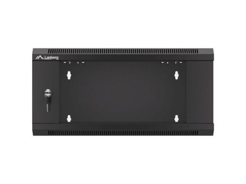 LANBERG SZAFA WISZĄCA 19" 4U 570X450 SZYBKI MONTAŻ (CZARNA, FLAT PACK) WFFA-5404-10B
