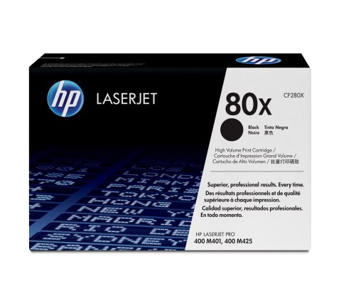 HP 80X - Hojtydende - sortować - oryginał HP 80X - Hojtydende - sortować - oryginał