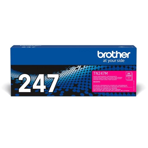 TN-247M JUMBOTONER MAGENTA 2300/F/ DCP-L3510CDW L3550CDW TN-247M JUMBOTONER MAGENTA 2300/F/ DCP-L3510CDW L3550CDW