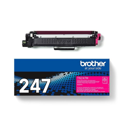 TN-247M JUMBOTONER MAGENTA 2300/F/ DCP-L3510CDW L3550CDW TN-247M JUMBOTONER MAGENTA 2300/F/ DCP-L3510CDW L3550CDW