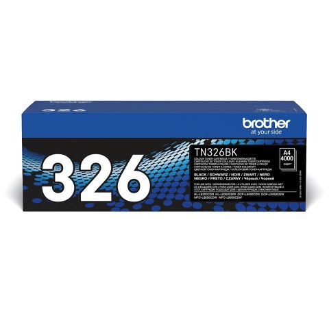 TN-326BK TONER CARTRIDGE BLACK/F/ HL-L8250CDN 4000PGS TN-326BK TONER CARTRIDGE BLACK/F/ HL-L8250CDN 4000PGS