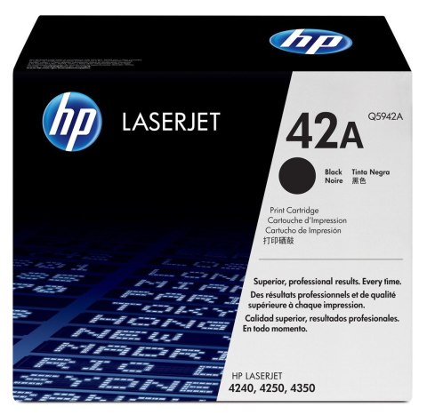 HP 42X - Hojtydende - sortować - oryginał HP 42X - Hojtydende - sortować - oryginał