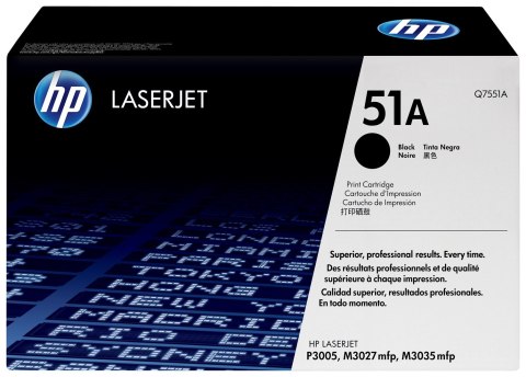 HP 51A - sortowanie - oryginał - LaserJet - do HP 51A - sortowanie - oryginał - LaserJet - do