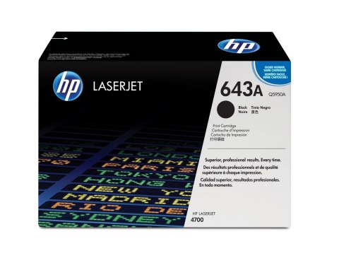 HP 643A - sortowanie - oryginał - LaserJet - HP 643A - sortowanie - oryginał - LaserJet -
