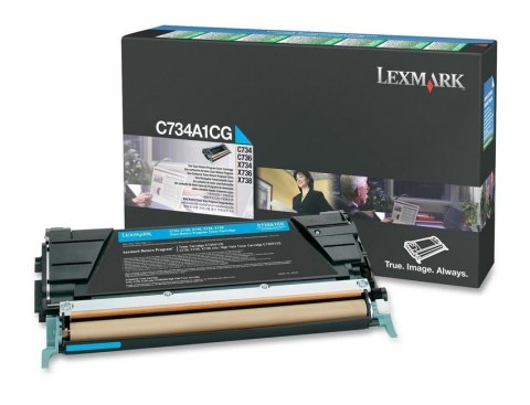 Lexmark Toner C734A1CG Cyan Lexmark Toner C734A1CG Cyan