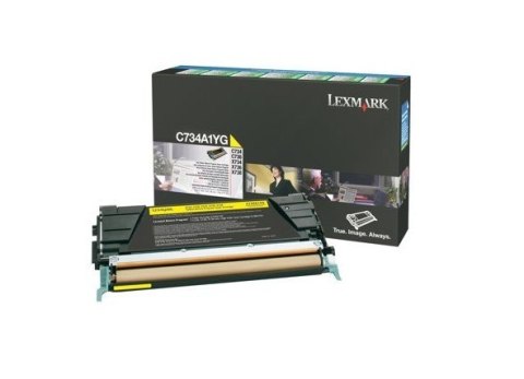 Lexmark Toner C734A1YG Yellow