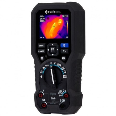 FLIR MULTIMETR TERMOWIZYJNY Z FUNKCJĄ IGM, 160X120PX, 150STC, TERMOPARA, AKUMULATOR LI-POLY, CĘGI POMIAROWE FLEXY, DM285-FK FLIR MULTIMETR TERMOWIZYJNY Z FUNKCJĄ IGM, 160X120PX, 150STC, TERMOPARA, AKUMULATOR LI-POLY, CĘGI POMIAROWE FLEXY, DM285-FK