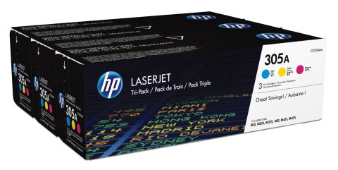 HP 305A - 3 pakker - farve (cyjan, mag HP 305A - 3 pakker - farve (cyjan, mag