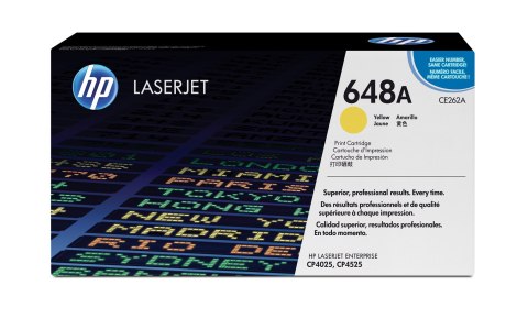 HP 648A - gul - oryginał - LaserJet - HP 648A - gul - oryginał - LaserJet -