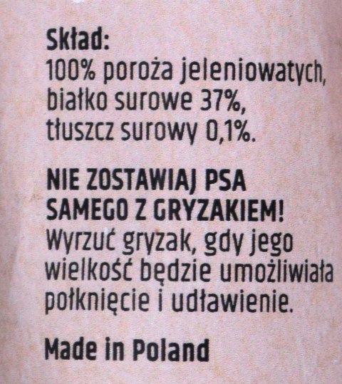 Gryzak z poroża jelenia L (hard) Gryzak z poroża jelenia L (hard)