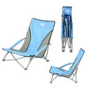 Krzesło plażowe NILS CAMP NC3035 niebieskie