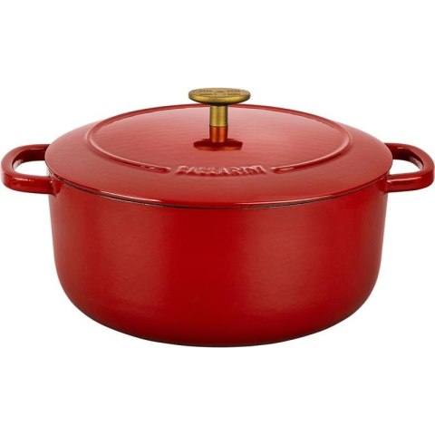 Garnek żeliwny okrągły Ballarini Bellamonte - Czerwony, 5.5 ltr Garnek żeliwny okrągły Ballarini Bellamonte - Czerwony, 5.5 ltr
