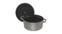 Garnek żeliwny okrągły Staub - Grafitowy, 1.7 ltr
