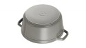 Garnek żeliwny okrągły Staub - Grafitowy, 1.7 ltr