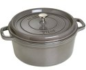 Garnek żeliwny okrągły Staub - Grafitowy, 1.7 ltr
