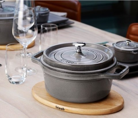 Garnek żeliwny okrągły Staub - Grafitowy, 1.7 ltr Garnek żeliwny okrągły Staub - Grafitowy, 1.7 ltr