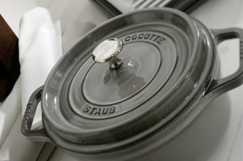 Garnek żeliwny okrągły Staub - Grafitowy, 8.35 ltr