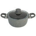Indukcyjny garnek granitowy z pokrywką Ballarini Murano - 4.8 ltr