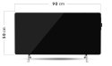 Panel grzewczy IR CRONOS Synthelith GLASS CRG-480TWP