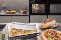 Zestaw: nóż do pizzy + kamień ze stojakiem kwadratowy DARIOSO