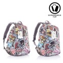 XD DESIGN PLECAK ANTYKRADZIEŻOWY BOBBY SOFT GRAFITTI P/N: P705.868