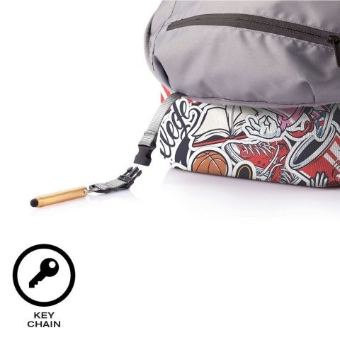 XD DESIGN PLECAK ANTYKRADZIEŻOWY BOBBY SOFT GRAFITTI P/N: P705.868 XD DESIGN PLECAK ANTYKRADZIEŻOWY BOBBY SOFT GRAFITTI P/N: P705.868