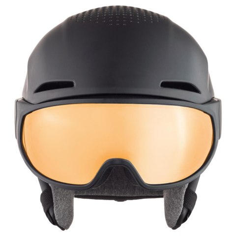 Kask zimowy ALPINA ALTO Q-Lite black matt (gold mirror) 59-63 Kask zimowy ALPINA ALTO Q-Lite black matt (gold mirror) 59-63