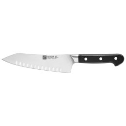 Kompaktowy nóż Santoku z rowkami Zwilling Pro - 18 cm