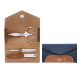 Zestaw podróżny Zwilling Twinox - niebieskie, filcowe etui, 3 elementy