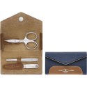 Zestaw podróżny Zwilling Twinox - niebieskie, filcowe etui, 3 elementy