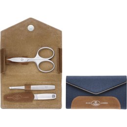 Zestaw podróżny Zwilling Twinox - niebieskie, filcowe etui, 3 elementy