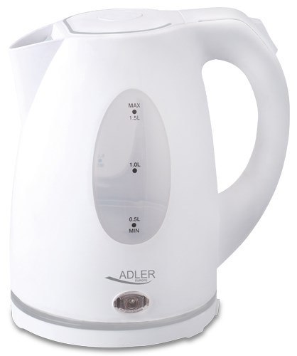 Czajnik elektryczny Adler AD 1207 (2000W 1.5l; kolor biały) Czajnik elektryczny Adler AD 1207 (2000W 1.5l; kolor biały)