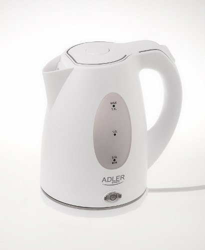 Czajnik elektryczny Adler AD 1207 (2000W 1.5l; kolor biały) Czajnik elektryczny Adler AD 1207 (2000W 1.5l; kolor biały)