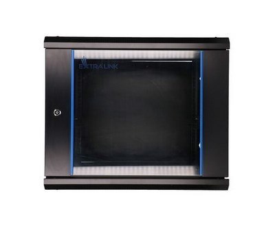 Extralink 9U 600x600 Czarna Szafa rack montowan Extralink 9U 600x600 Czarna Szafa rack montowan