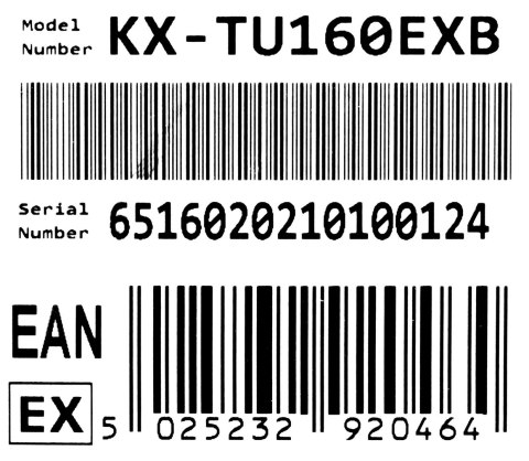 MOBILE PHONE KX-TU160/KX-TU160EXB PANASONIC MOBILE PHONE KX-TU160/KX-TU160EXB PANASONIC
