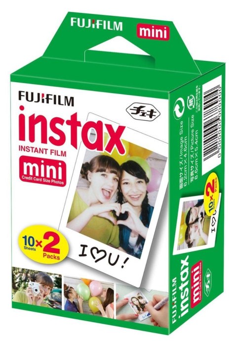 Wkład Fujifilm Instax Mini Glossy Instant Film 2-pack 20 szt. (86x54) Wkład Fujifilm Instax Mini Glossy Instant Film 2-pack 20 szt. (86x54)