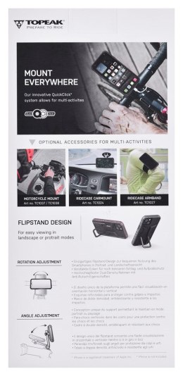 Etui na telefon Topeak RideCase iPhone14ProMax,Bl/Gray