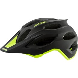 Kask rowerowy ALPINA CARAPAX 2.0 czany-neon żółty matt 52-57