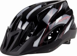 Kask rowerowy ALPINA MTB 17 czano-biało-czerwony 58-61