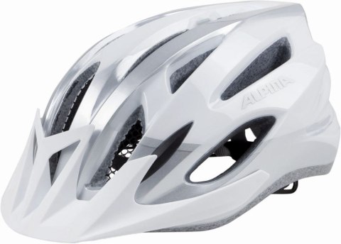 Kask rowerowy ALPINA MTB17 biało-srebrny 54-58 Kask rowerowy ALPINA MTB17 biało-srebrny 54-58