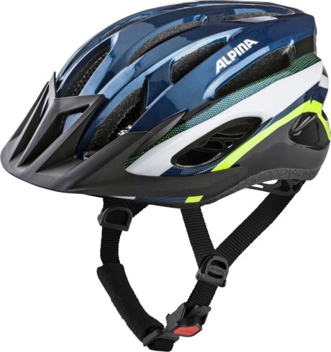 Kask rowerowy ALPINA MTB17 ciemno niebieski-neonowy 54-58 Kask rowerowy ALPINA MTB17 ciemno niebieski-neonowy 54-58