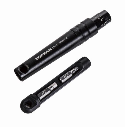 Klucz TOPEAK Nano TorqBar X, 2-6Nm, w/5 tool bits Klucz TOPEAK Nano TorqBar X, 2-6Nm, w/5 tool bits