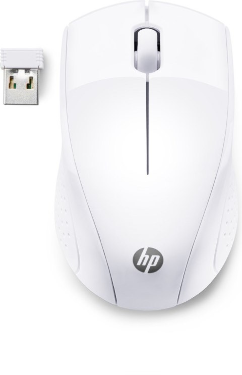 Mysz HP Wireless Mouse 220 Snow White bezprzewodowa biała 7KX12AA Mysz HP Wireless Mouse 220 Snow White bezprzewodowa biała 7KX12AA