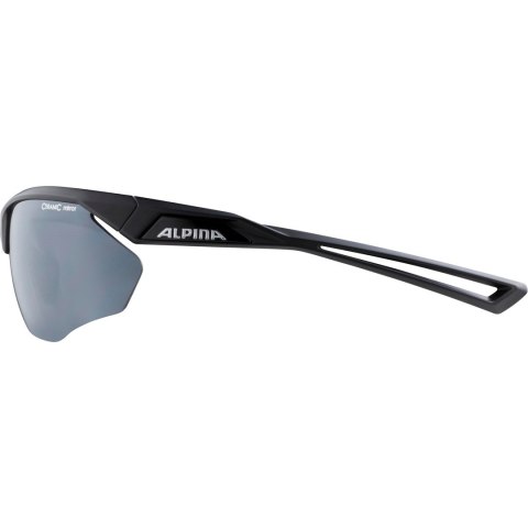 Okulary na rower ALPINA NYLOS HR czarne mat szkło czarne lustro Cat.3 Okulary na rower ALPINA NYLOS HR czarne mat szkło czarne lustro Cat.3