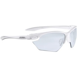 Okulary na rower ALPINA TWIST FOUR V S białe szkło czarne S1-3 FOGSTOP