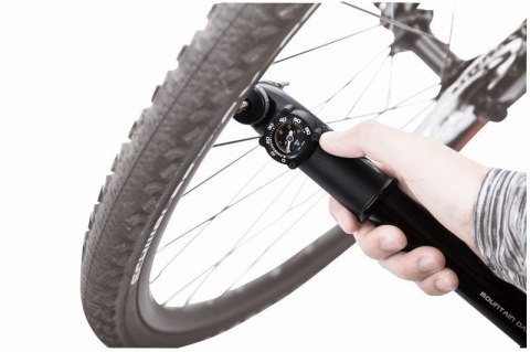 Pompka ręczna TOPEAK Mountain DA G, dual action , manometr Pompka ręczna TOPEAK Mountain DA G, dual action , manometr
