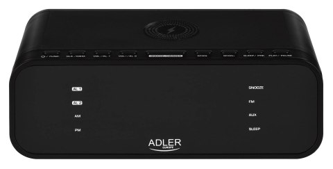 Radiobudzik ADLER AD 1192b czarny Radiobudzik ADLER AD 1192b czarny