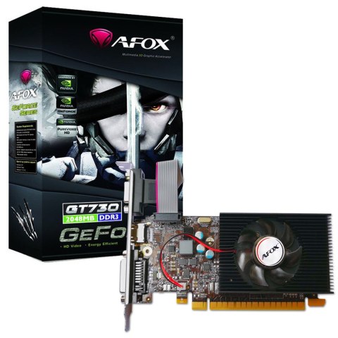 AFOX GEFORCE GT730 2GB DDR3 DVI HDMI VGA LP FAN L6 AF730-2048D3L6 AFOX GEFORCE GT730 2GB DDR3 DVI HDMI VGA LP FAN L6 AF730-2048D3L6